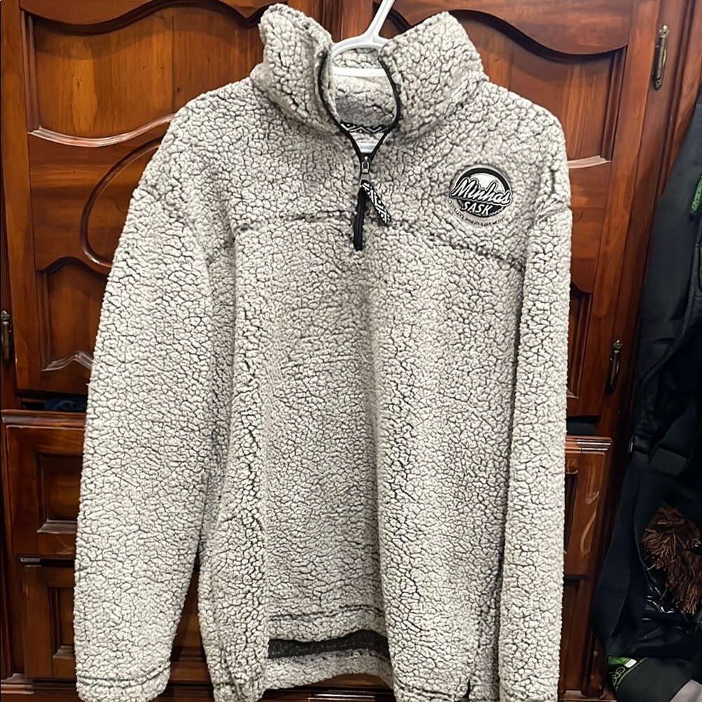 Boxercraft Charcoal Sherpa Fleece Pullover